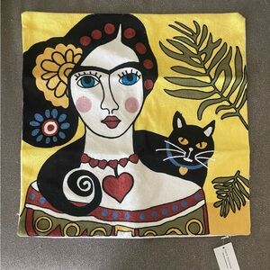 Quarter Moon Bazaar Pillow Cover